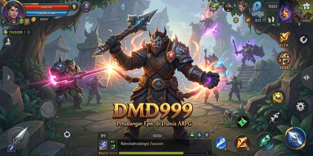 Tampilan screenshot gameplay ARPG menakjubkan dari DMD999.