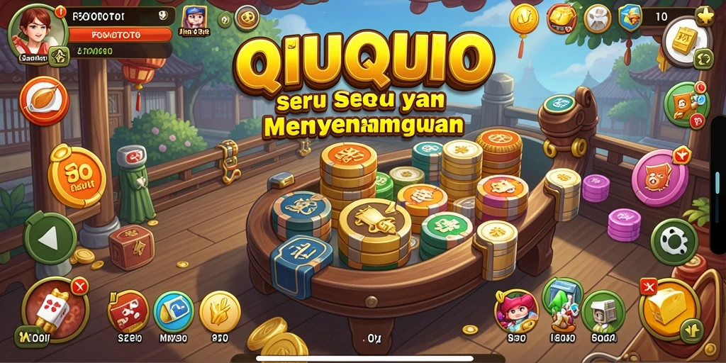 Screenshot gameplay QiuQiu FOMOTOTO yang seru dan menegangkan.
