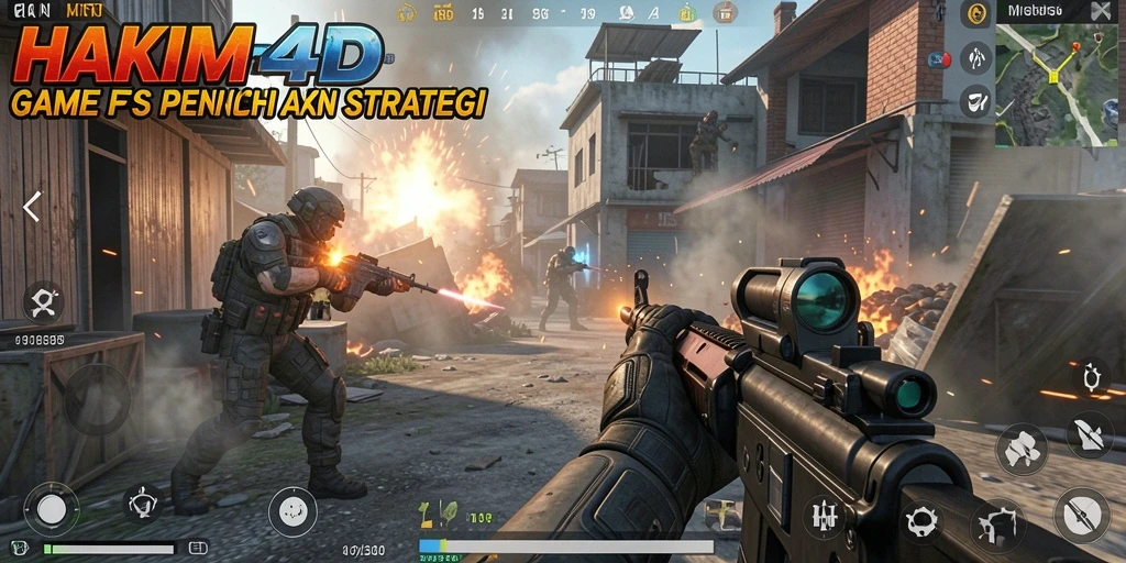 Tampilan gameplay HAKIM4D yang penuh aksi dan strategi.
