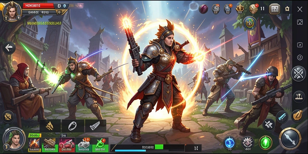 Tampilan gameplay HOKI8815 yang menegangkan dan penuh strategi.