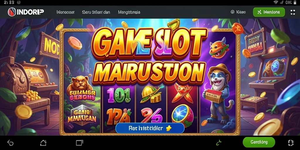 Tampilan utama game Slot INDORP dengan fitur menarik.