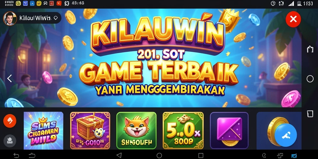 Tampilan gameplay KILAUWIN yang penuh warna dan menarik.