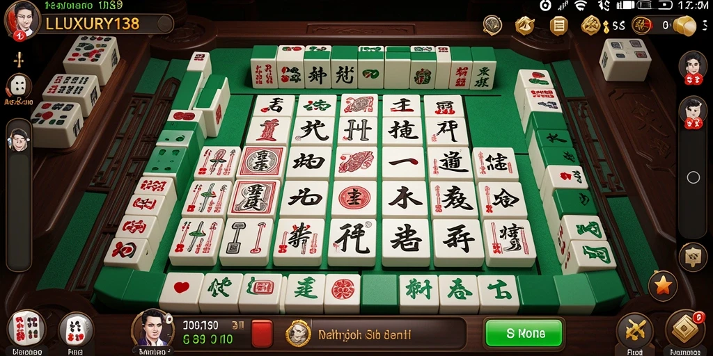 Tampilan gameplay seru dari LUXURY138, permainan Mahjong yang mendebarkan.