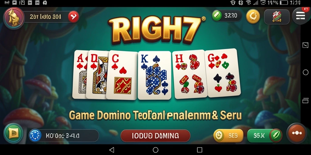 Tampilan menarik dari gameplay RICH7 yang seru dan kompetitif.