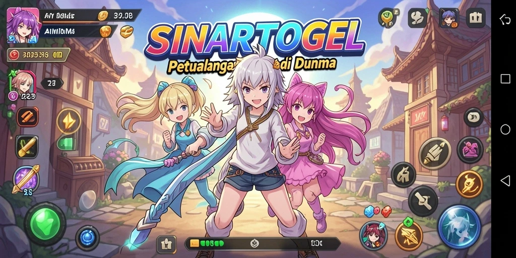Tampilan gameplay <strong>SINARTOGEL</strong> yang penuh aksi dan karakter anime.