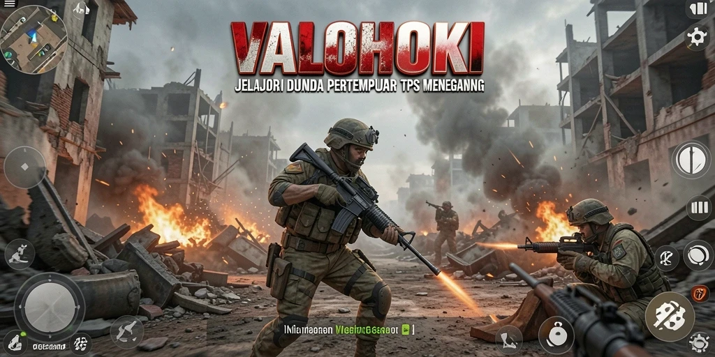 Tampilan seru gameplay VALOHOKI dengan pertempuran yang intens.