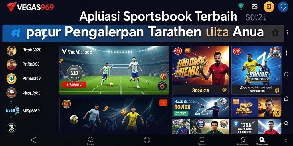 Tampilan gameplay menarik dari aplikasi Sportsbook VEGAS969.